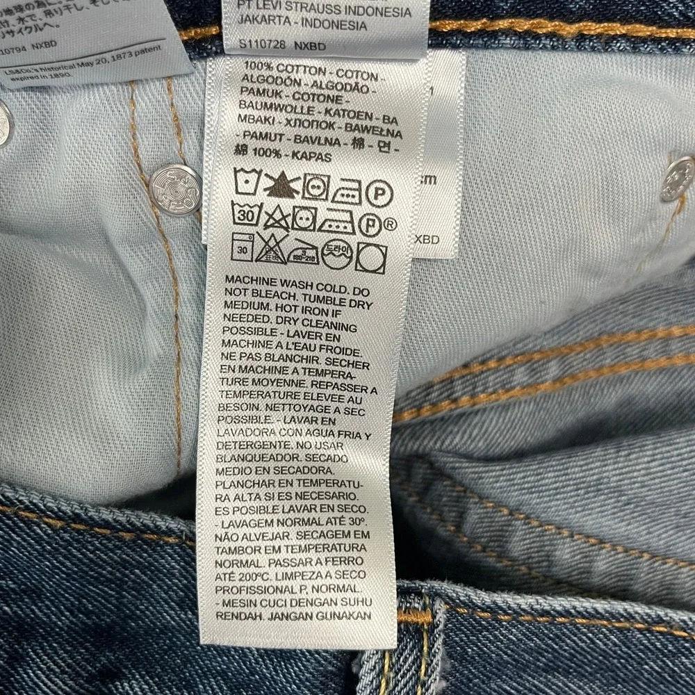Levi's 550‎ Jeans Mens Size 38X30 Blue Denim Medium Wash Straight Relaxed Fit